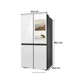 SAMSUNG - Nevecón Family Hub Tipo Europeo 809 Litros RF29DB995012CO Blanco con Inteligencia Artificial