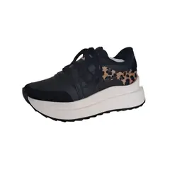 EVEGONZ - Tenis Casual Mujer Calzado Negro Urban Moda