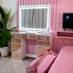 GENERICO - Tocador con espejo led moderno
