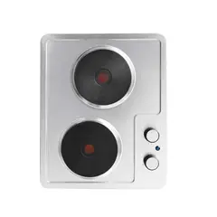 CHALLENGER - Estufa de empotrar en acero inoxidable de dos puestos de 35cm eléctrica 120V SP 6272