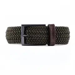 LAZO - CINTURÓN TRENZADO - LZ6 VERDE_.