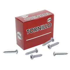 GENERICO - Caja Tornillos Cabeza Redonda Autoroscante 8 x 1 Und 500 Marca C.A Mejia