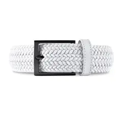 LAZO - CINTURÓN TRENZADO - LZ43 BLANCO_.
