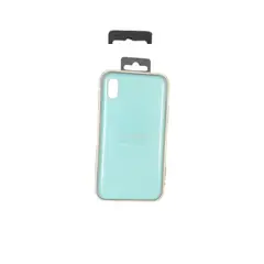 GENERICO - Forro Silicone Case compatible con Iphone Xs Max Aguamarina