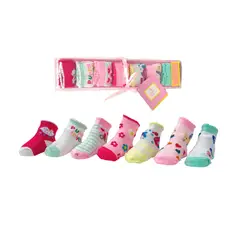 MUNDO BEBE - Medias Para Bebés En Caja Para Niña X7 Pares_.