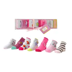 MUNDO BEBE - Medias Para Bebés En Caja Para Niña X7 Pares_.