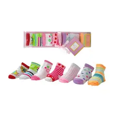MUNDO BEBE - Medias Para Bebés En Caja Para Niña X7 Pares_.