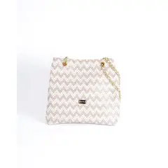 CLAUDIA MORELLI DISEÑOS - Bolso camelia grande zigzag