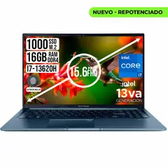 ASUS - PORTATIL VIVOBOOK INTEL CORE I7-13620H SSD 1TB RAM 16GB 15.6 FHD