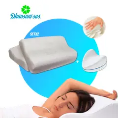 MAGIC PILLOW - 2 Almohadas Ortopédicas + Cojín Entrepierna + Obsequio