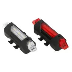 MSC - Kit luces para bicicleta de Seguridad Set USB