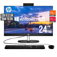 HP - TODO EN UNO 245 AMD RYZEN 7-7730U SSD 512GB RAM 16GB LED 24 FHD W11 PRO