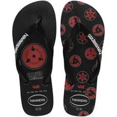 HAVAIANAS - Chanclas Sandalias Top Naruto Hombre NEGRO