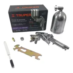 TRUPER - Aerografo Vaso Aluminio De 400ml