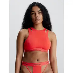 CALVIN KLEIN - Top Rojo - Ck Deconstructed Para Mujer