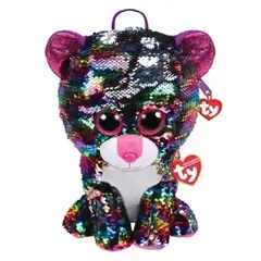 TY - Mochila Dotty Leopardo De Lentejuelas Fashion 30cm