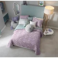 VIANNEY - Edredón Nuut Iris Doble Reversible Lila