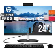 HP - TODO EN UNO 245 AMD RYZEN 7-7730U SSD 512GB RAM 32GB LED 24 FHD W11 PRO