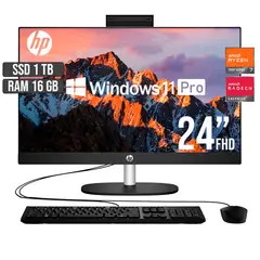 HP - TODO EN UNO 245 AMD RYZEN 7-7730U SSD 1TB RAM 16GB LED 24 FHD W11 PRO