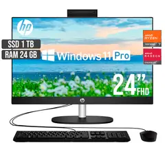 HP - TODO EN UNO 245 AMD RYZEN 7-7730U SSD 1TB RAM 24GB LED 24 FHD W11 PRO