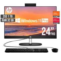 HP - TODO EN UNO 245 AMD RYZEN 7-7730U SSD 1TB RAM 32GB LED 24 FHD W11 PRO