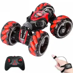 GENERICO - CARRO CONTROL REMOTO STUNT 4X4 SENSOR MANO LLANTA GIGANTE