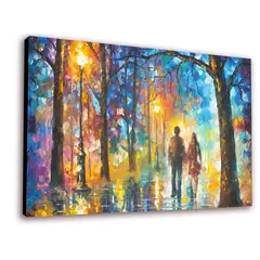 ART INDUSTRY - Cuadro 50x30 Cms Decorativo Tipo Oleo Camino 3