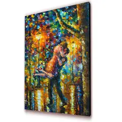 ART INDUSTRY - Cuadro 50x30 Cms Decorativo Tipo Oleo Amor 1