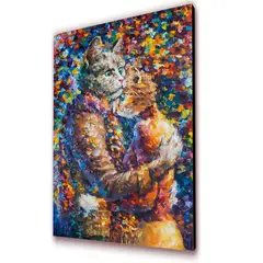 ART INDUSTRY - Cuadro 50x30 Cms Decorativo Tipo Oleo Amor 3