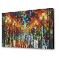 ART INDUSTRY - Cuadro 50x30 Cms Decorativo Tipo Oleo Camino 2