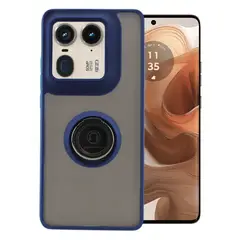 GENERICO - Funda Estuche Anti Golpes Mate Compatible Motorola Edge 50 Ultra Azul