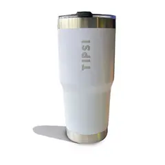 TIPSI - TERMO BLISS 30oz WHITE DOBLE PARED con pitillo