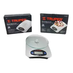 TRUPER - Bascula Digital Gramera 5kilos Plato Vidrio Alimentos