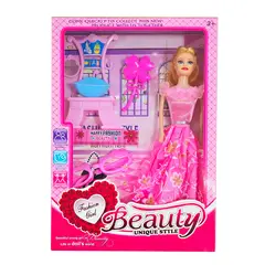 GENERICO - Muñeca Vestido Elegante Tocador Baño Juguetes Niñas