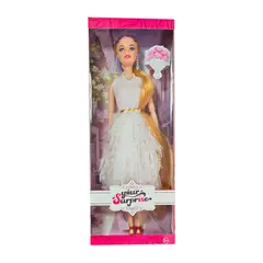 GENERICO - Muñeca Vestido Flecos Multicolor Juguete Niñas