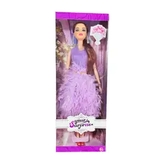 GENERICO - Muñeca Vestido Flecos Multicolor Juguete Niñas