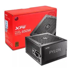 XPG - Fuente De Poder PYLON 650W 80 Plus Bronze GRIS