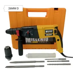 ART CO - Taladro Rotomartillo Doblemandril Perforador Estuche