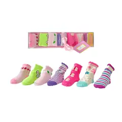 MUNDO BEBE - Medias Para Bebés En Caja Para Niña X7 Pares_.