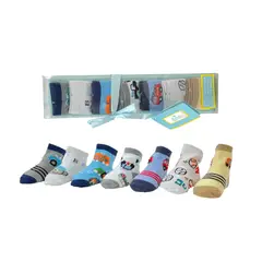 MUNDO BEBE - Medias Para Bebés En Caja Para Niño X7 Pares_.