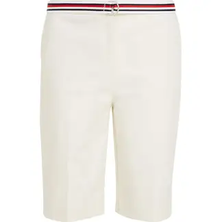 TOMMY HILFIGER - Bermuda blanca con cinturón IM LONDON