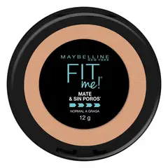 MAYBELLINE - Polvo Compacto Fit Me Mate & Sin Poros Sun Beige 310 X 13 Gr