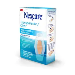 NEXCARE - Curas Transparentes Impermeables X 15
