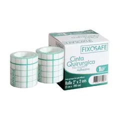 GENERICO - Cinta Quirurgica Fixosafe Adhesiva X 5cm X 2m