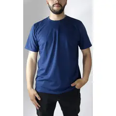L Y H - Camiseta Para Hombre Azul Marca L&H