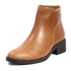 VIAR - Botines Cuero Mujer Paulina Miel