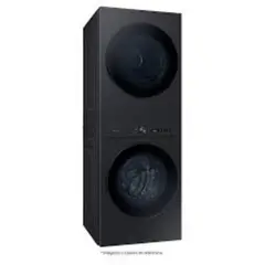 SAMSUNG - Torre de Lavado y Secado WH22DBH570GVCO Negro con Inteligencia Artificial.