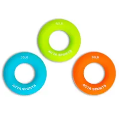 ACTA SPORTS - Hand Grip Ejercitador Antebrazo Acta Sport Kit X 3-