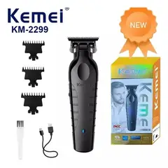 KEMEI - Cortadora De Pelo Patillera Barbera Km 2299
