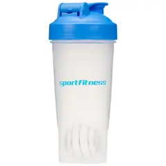SPORTFITNESS - Caramañola Mezclador 750 Ml Transparente